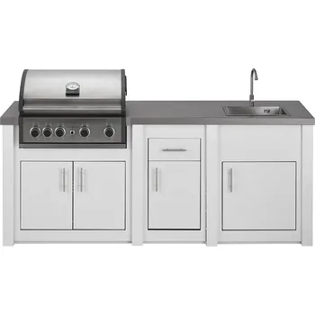 Zahradní gril Luxusní venkovní kuchyně Grandpro EXCLUSIVE Pro Elite 1 White