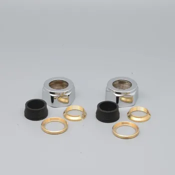 Ventil P.M.H. Svěrné šroubení pro ventil CUBE-COM, Chrom, Měď pr. 15 mm M24 (33109-C)