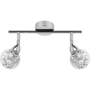 Stropní LED svítidlo Bolo chromované s nastavitelnou výškou moderní 40 cm do obýváku a kuchyně