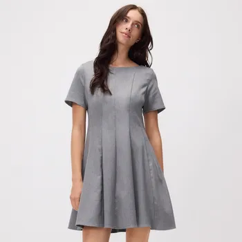 Dámské šaty Reserved - Mini šaty - světle šedá - 706HF-09X - 706HF-09X-XXL