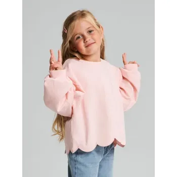 Dětská móda Sinsay - Tričko s ozdobnou spodní částí - růžová - 366DN-30X - 366DN-30X-98