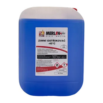Směs do ostřikovače MERLIN ZIMNÍ OSTŘIKOVAČ -40 °C (10L Kanystr) 14-01-0195