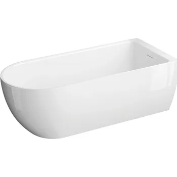 Polimat Akrylátová volně stojící vana ke stěně Murena 170x75 Rozměry (cm): 170x75, Barva vany: Bílá / bílá mat