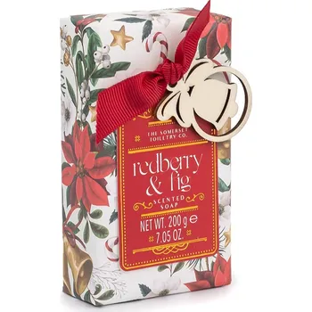 Mýdlo Somerset Toiletry Traditional Blooms - Redberry & Fig Tuhé mýdlo, 200 g