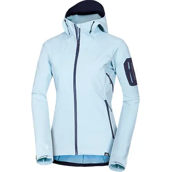Dámská větrovka Northfinder Dámská outdoorová softshellová bunda s kapucí 3L ANGIE, modrá, S 177509