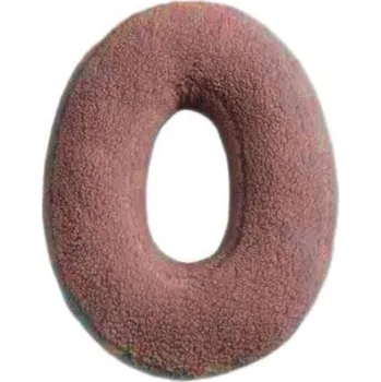 Dekorace do dětského pokoje MEALINI Plyšové písmeno Růžové O