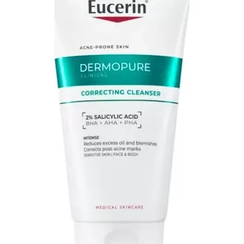Čistící gel Eucerin DermoPure CLINICAL exfoliační čisticí gel na obličej a tělo 150ml