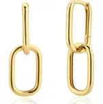 Majya Stříbrné náušnice SELINA pozlacené Ag/; ≤2,83 g 10956