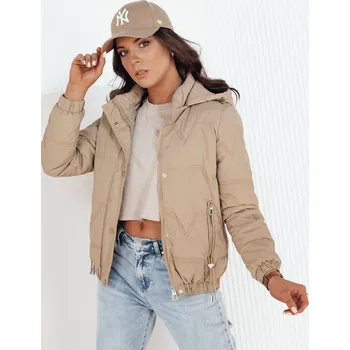Dámská cargo bunda Dámská bunda DStreet DStreet krémová 2698427