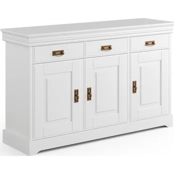 Komoda Komoda KANIA z finské borovice bílá