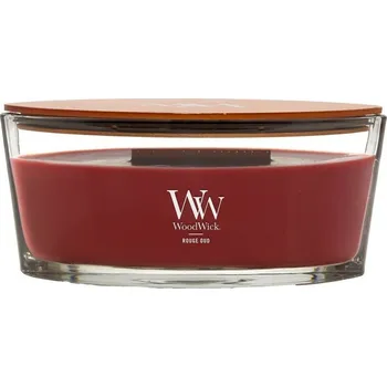 Svíčka WoodWick Rouge Oud 453 g vínová