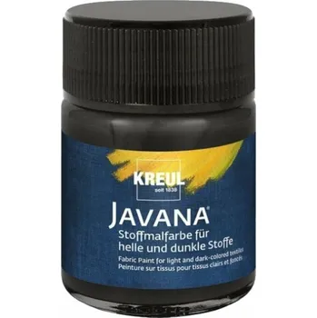 Speciální výtvarná barva Kreul Javana Barva na látky Black 50 ml 1 ks
