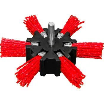 Brusný kotouč kartáč okružní stopka 100mm leštící (6mm, 27mm vlákna)