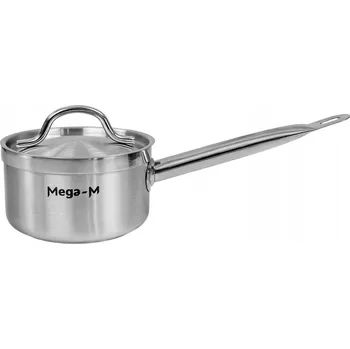Hrnec Rendlík s POKLICÍ pro indukci 1,3L z nerezové oceli 14cm Mega-M PRO