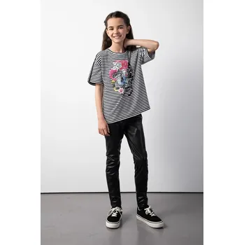 Dívčí legíny Dětské legíny Coccodrillo černá barva, CRAFT PUNK GIRL JUNIOR ZC5122602CGJ 99X, vel. 134