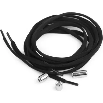 Tkaničky do bot Elastické samozavazovací tkaničky délka 100 cm Varianta: 2 černá, Balení: 1 pár