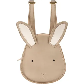 Městský batoh Dětský kožený batoh Donsje Kapi Classic Backpack Bunny 5005009 béžová 02X, vel. ONE SIZE
