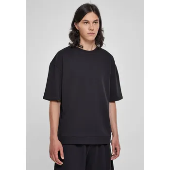 Pánská mikina Oversized Short Sleeve Crew černá Urban Classics černá 2543603