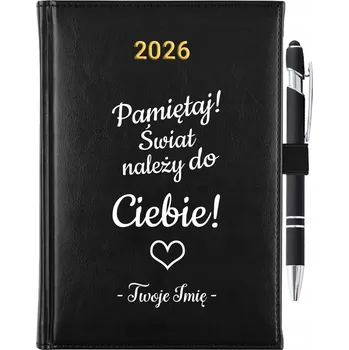 Kalendář Knižkový kalendář 2026 A5 černý