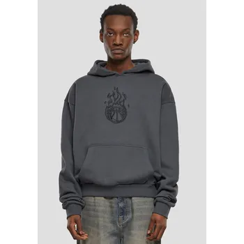 Pánská mikina Pánská mikina Teamdream Ultraheavy Oversize Hoodie šedá Mister Tee šedá 2867258