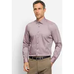 Olymp Level Five Body Fit společenská košile 204084 37 Vínová 40