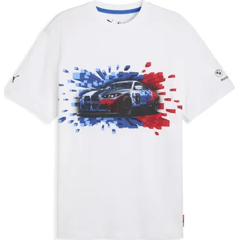 Pánská móda Pánské Tričko s krátkým rukávem PUMA BMW MMS GRAPHIC TEE MONO 63291202 – Bílá L