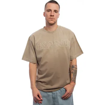 Pánské tričko Triko Karl Kani - Retro Washed T-Shirt - Brown velikost S
