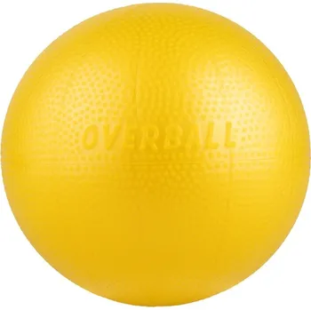 Gymnastický míč OVERBALL - 23 cm, dlouhý špunt - žlutá YAM05506C