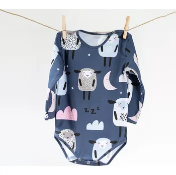 Kojenecké oblečení Kojenecké body se zvířátky - tmavě modrá, Velikost 74 1218