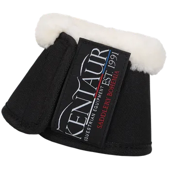 Ochrana nohy a ocasu Neoprenové zvony KENTAUR s beránkem Černá/bílá M