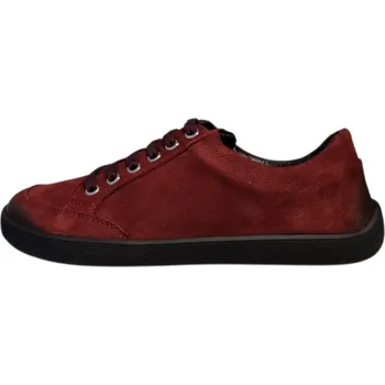 Dámská zimní obuv beBare dámská barefoot obuv ROME 26014 bordová Filtr velikosti obuvi: 39