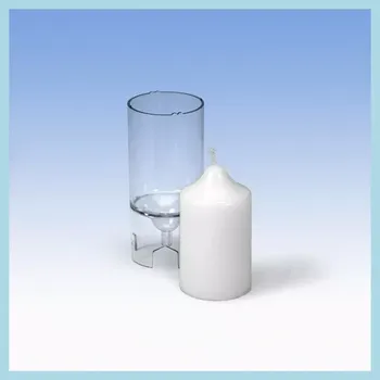 Výroba svíčky Polykarbonátová forma Válcová se špičkou 44x65 (Forma na výrobu svíček)