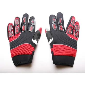 Moto rukavice Motorkářské rukavice Nitro červené barvy