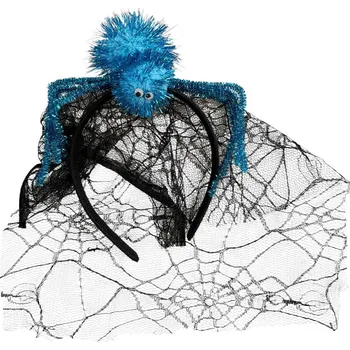 Čelenka Čelenka Halloween Pavouk se závojem Typ: 5