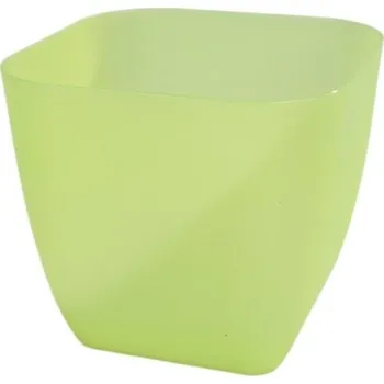 Květináč Květináč 21 cm plast průhledný