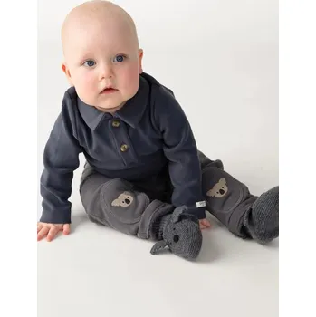 Kojenecké bavlněné tepláky Donsje Joek Trousers Koalas 3040704 šedá 90X, vel. 68