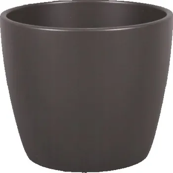 Květináč Květináč keramický 20 cm černý