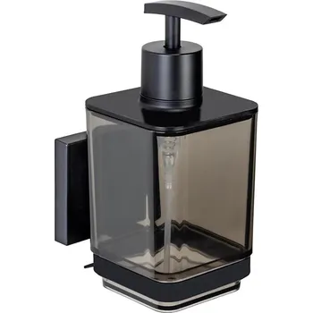 Dávkovač mýdla WENKO 71444800 - Dávkovač mýdla VACUUM-LOC QUADRO ED 7,5x16 cm černá