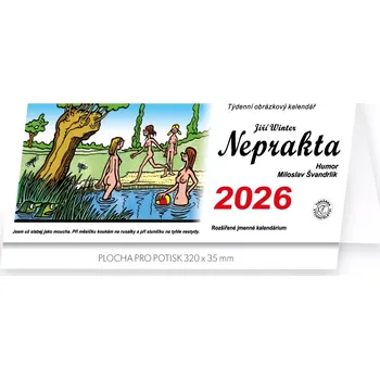 Kalendář Kalendář stolní Neprakta