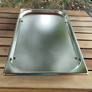 Nerezová odkapová miska nad spirálu 2,9kW na nožičkách Borniak