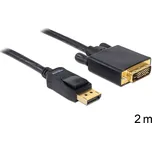 Delock kabel DisplayPort (samec) na DVI 24+1 (samec), 2m (82591)