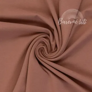 Teplákovina POČESKA Nude růžová 272 *LIMITKA* (E) (Podzimní kolekce LIMITKA 2025)