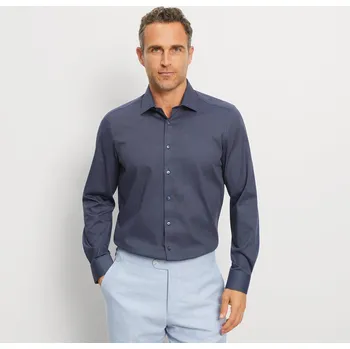 Olymp Level Five Body Fit společenská košile 210574 14 Modrá 40