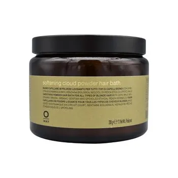 Šampon Oway Blondeway Softening Cloud Powder Hair Bath zjemňující práškový šampon pro blond vlasy 200 g