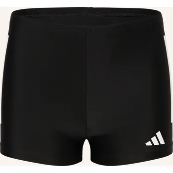 Pánské plavky Adidas Dívčí Plavky 3-Streifen, černá / bílá, 128