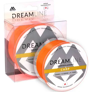 Mikado Schnur Dreamline Carp 300m Fluo Orange 0,26mm