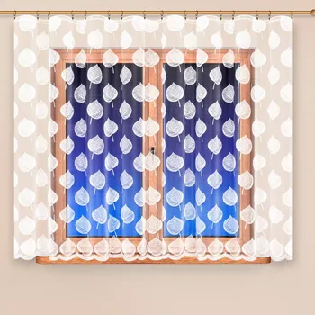 Záclona Kusová záclona Lístky 150x300