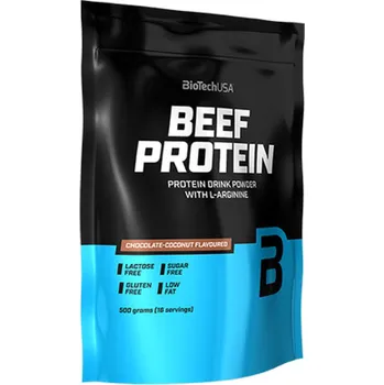 Protein Beef Protein 500 g - Biotech USA - Jahoda