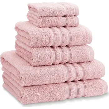 Ručník Světle růžové froté bavlněné ručníky a osušky v sadě 6 ks Zero Twist – Catherine Lansfield ID_1800835