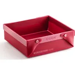 Rozkládací silikonová forma coox WUNDERFORM FRAME SQ Barva: Červená